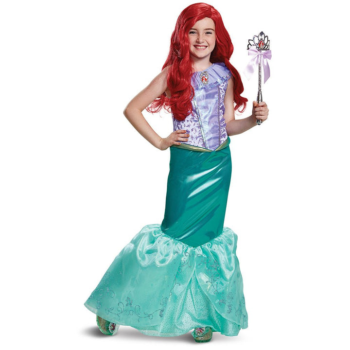 Ariel Deluxe Girls Costume DIS-66945 XSMALL (3T-4T) - JJ's Party House