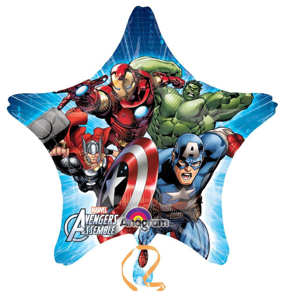 Avengers Assemble Star Jumbo Balloon 29" - JJ's Party House