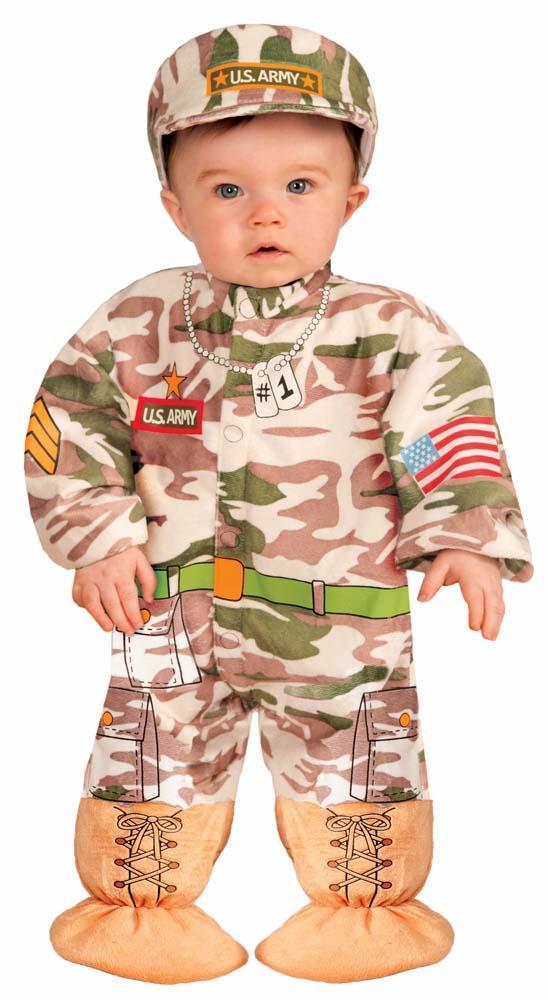 Baby Boys I Wannabee Soldier Costume - JJ's Party House