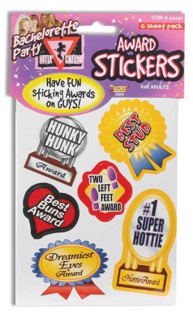 Bachelorette Award Stickers - JJ's Party House