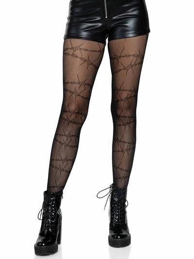 Barbed Wire Fishnet Tights - JJ's Party House