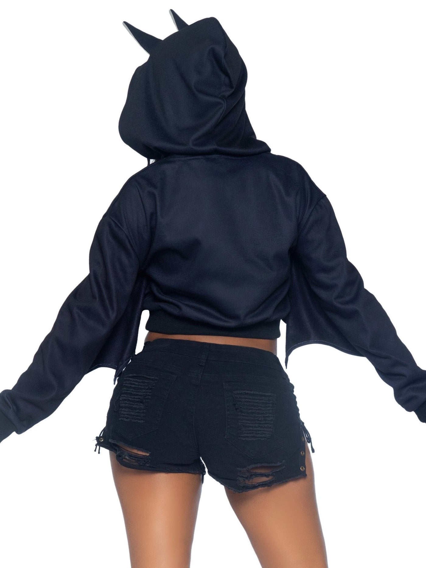 Bat Cropped Hoodie Costume - JJ's Party House