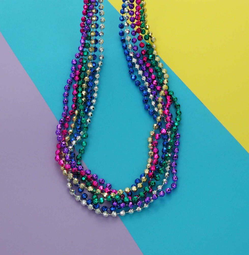 Beads - 33" 7mm Disco Metallic - JJ's Party House