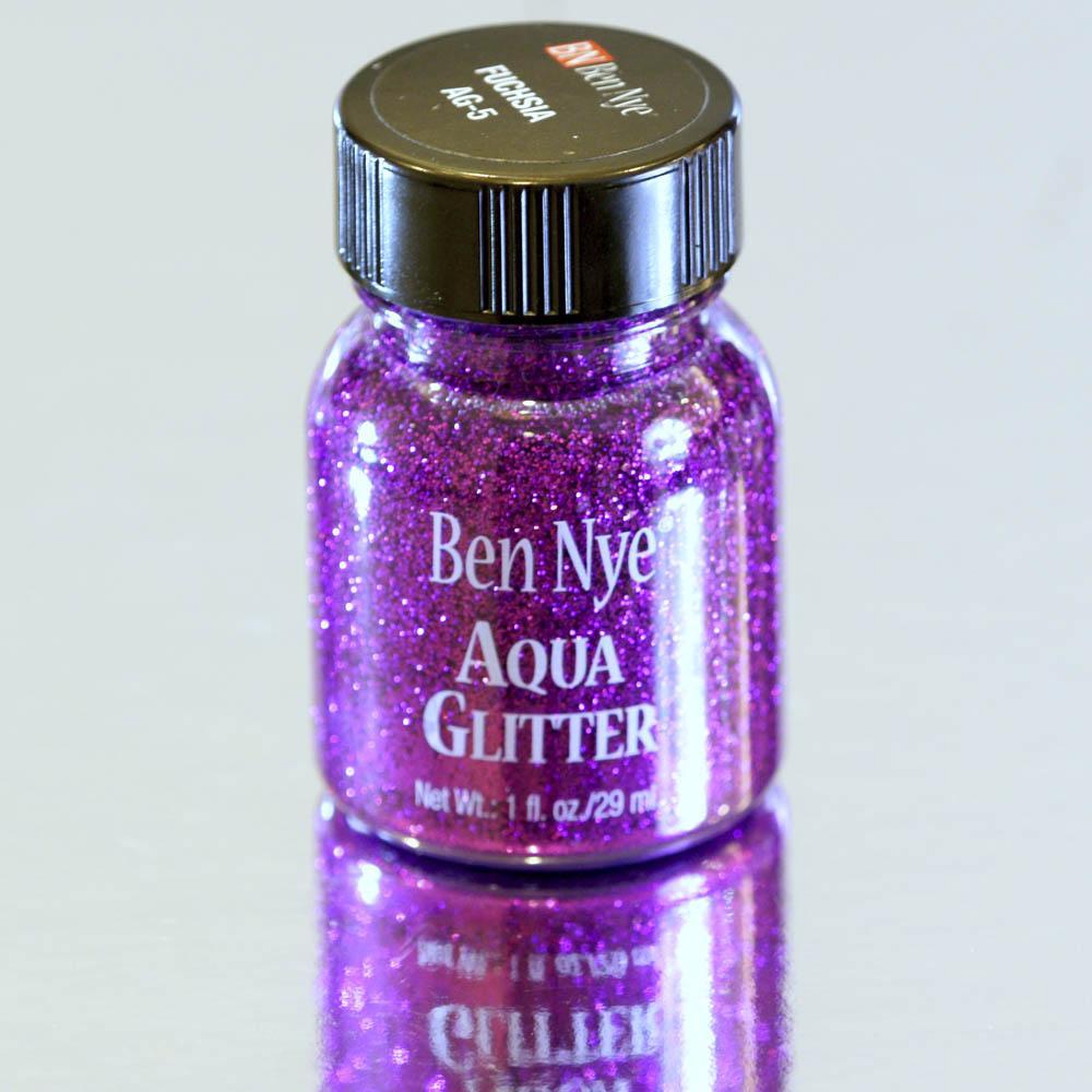 Ben Nye Aqua Glitter Fuchsia Paint 1oz - JJ's Party House