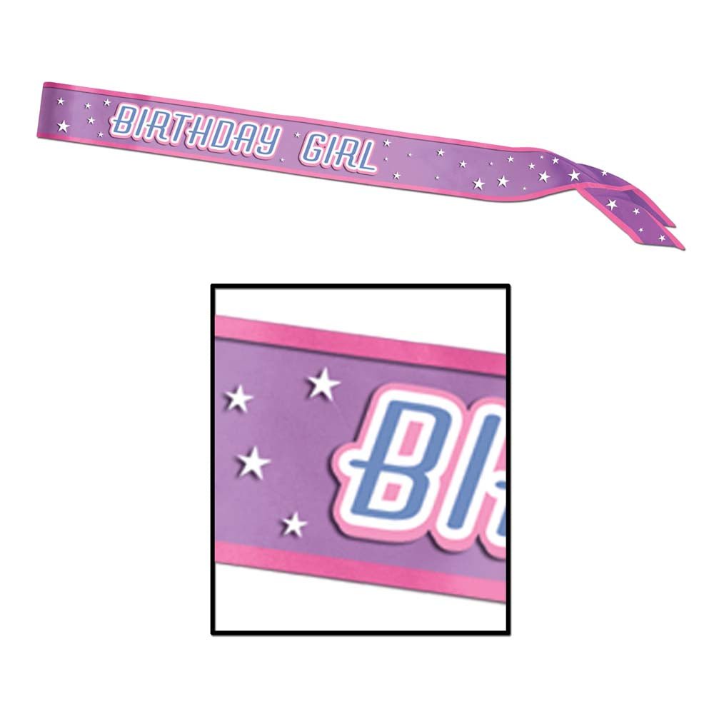 Birthday Girl Satin Sash - JJ's Party House
