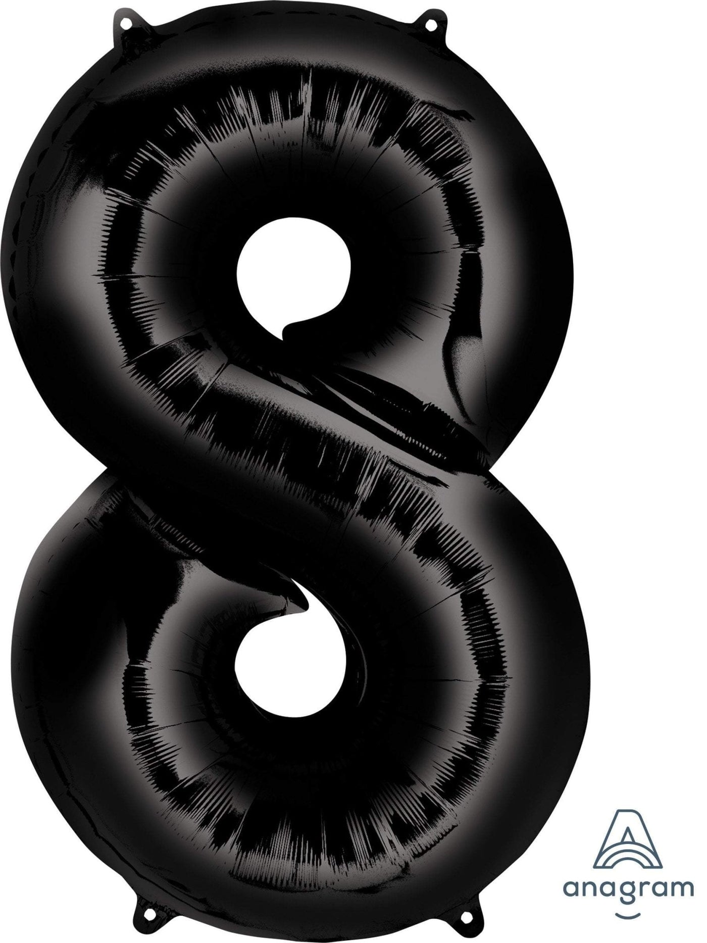 Black 8 Number Balloon 34'' - JJ's Party House