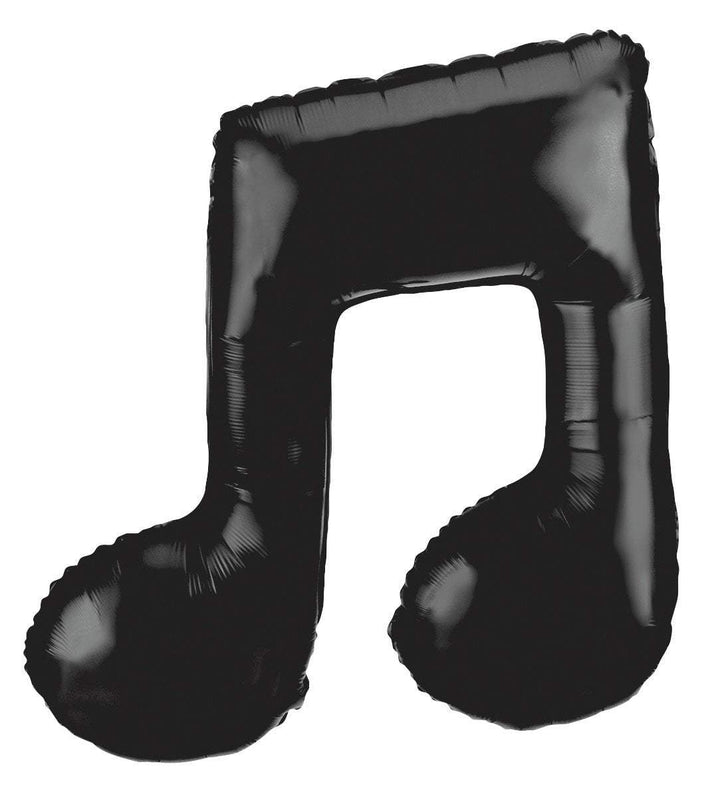 Black Double Music Note 40'' - JJ's Party House