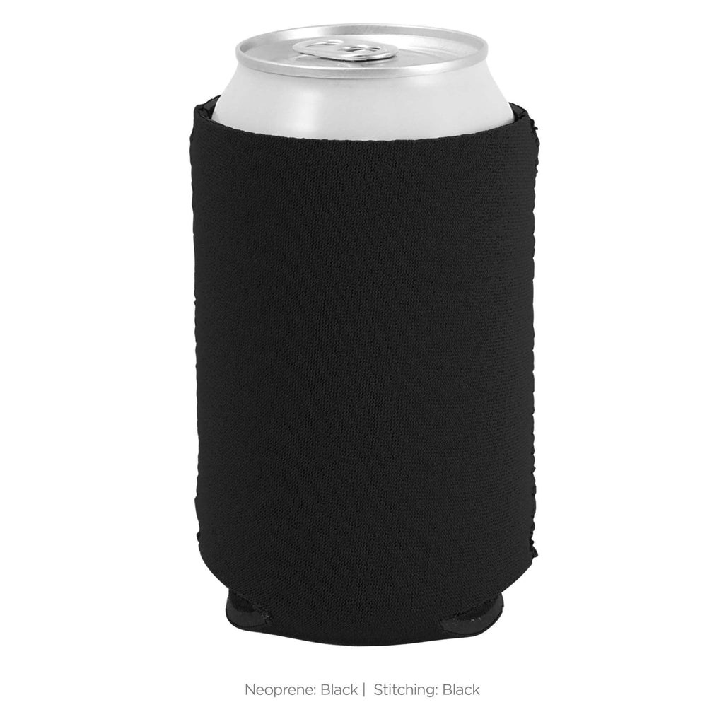 Black Neoprene Personalized Can Coolers - JJ's Party House