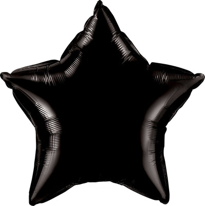 Black Star 20'' Mylar Balloon - JJ's Party House