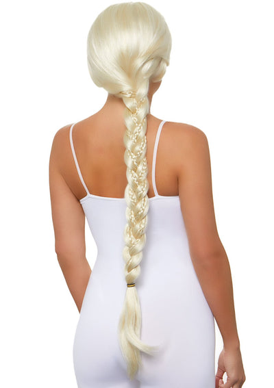 Blonde Braided Wig 31" - JJ's Party House