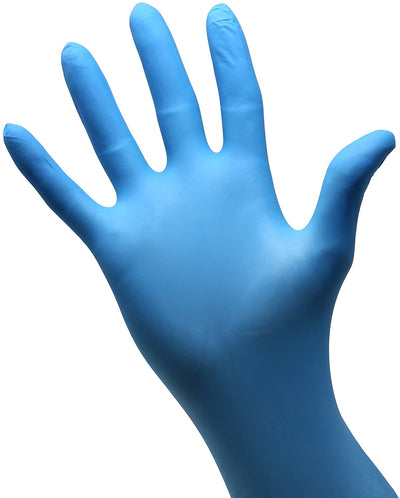 Blue Nitrile Gloves 100ct - JJ's Party House
