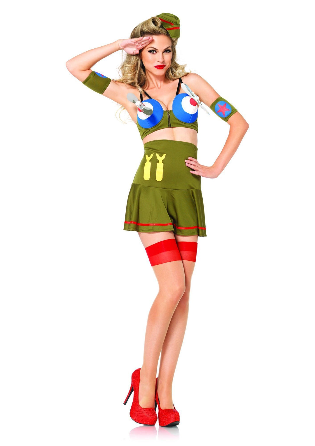 Bombshell Bomber Girl Costume - JJ's Party House