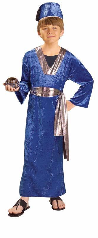 Boys Blue Wise Man Costume - JJ's Party House