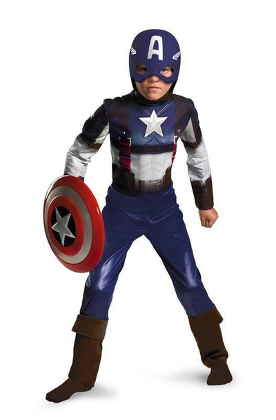 Boys Captain America Movie Costume - JJ's Party House