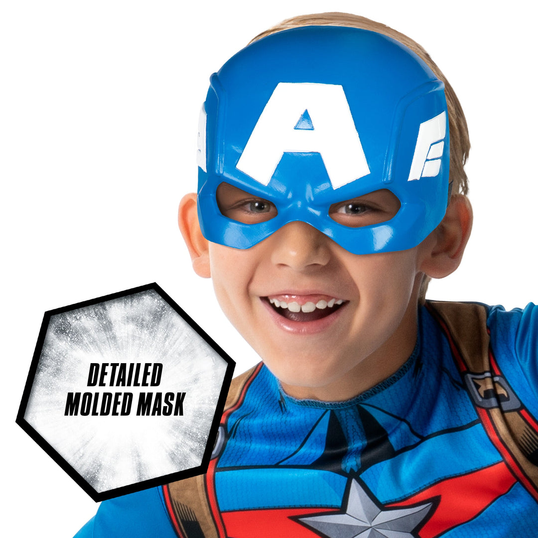 Boys Classic Captain America Costume - Avengers - JJ's Party House