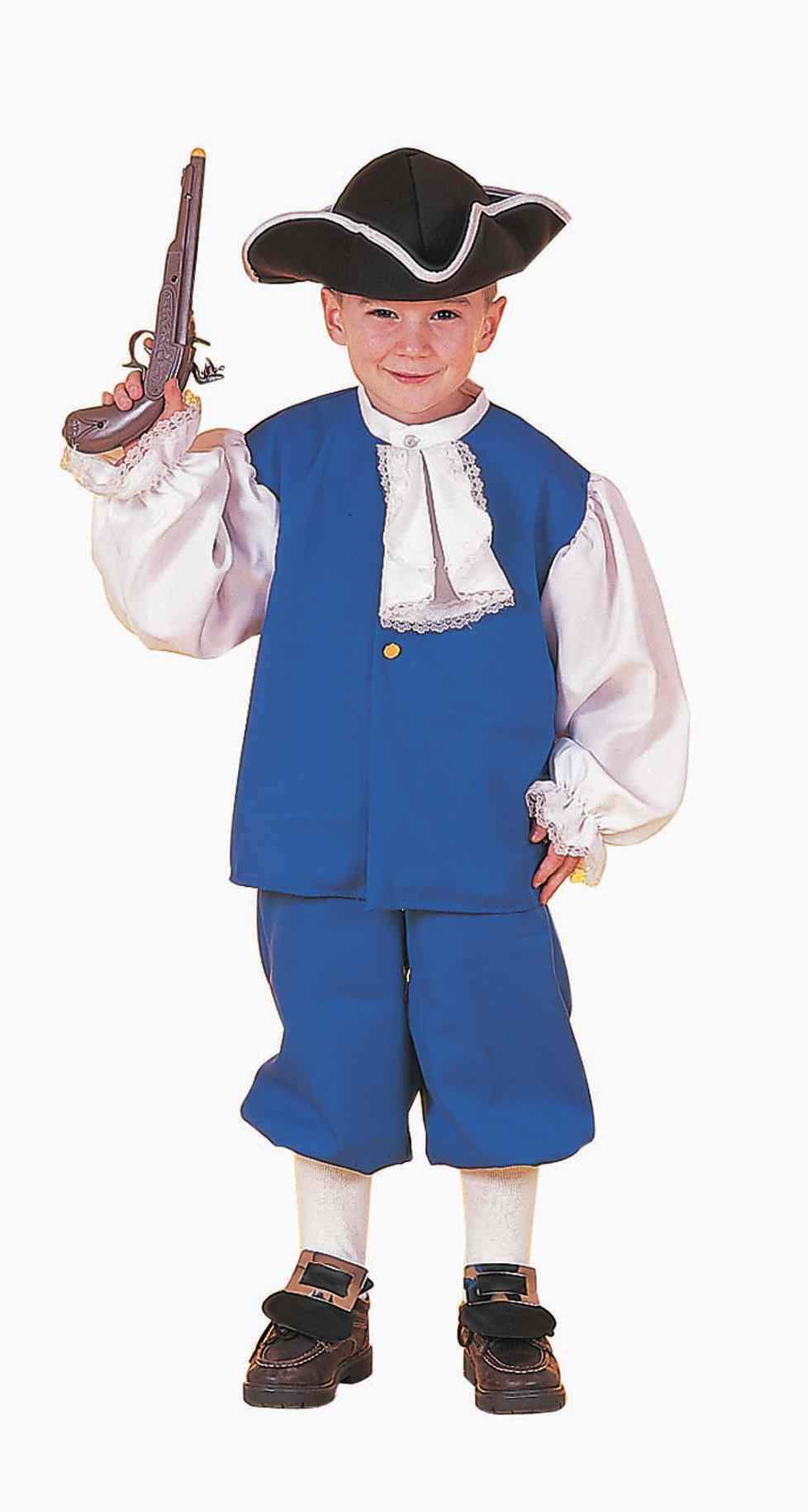 Boys Colonial Boy Costume (Small) - JJ's Party House