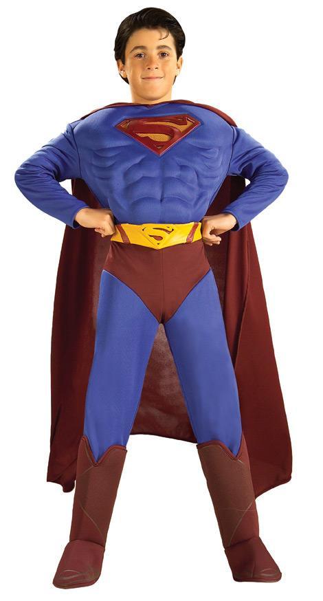 Boys Deluxe Muscle Chest Superman - JJ's Party House