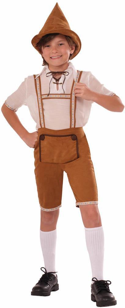 Boys Hansel German Costume -Small - JJ's Party House