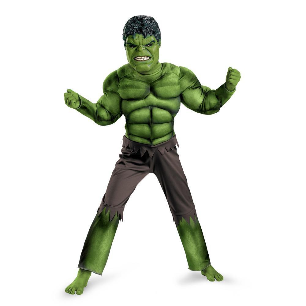 Boys Hulk Muscle Costume - JJ's Party House