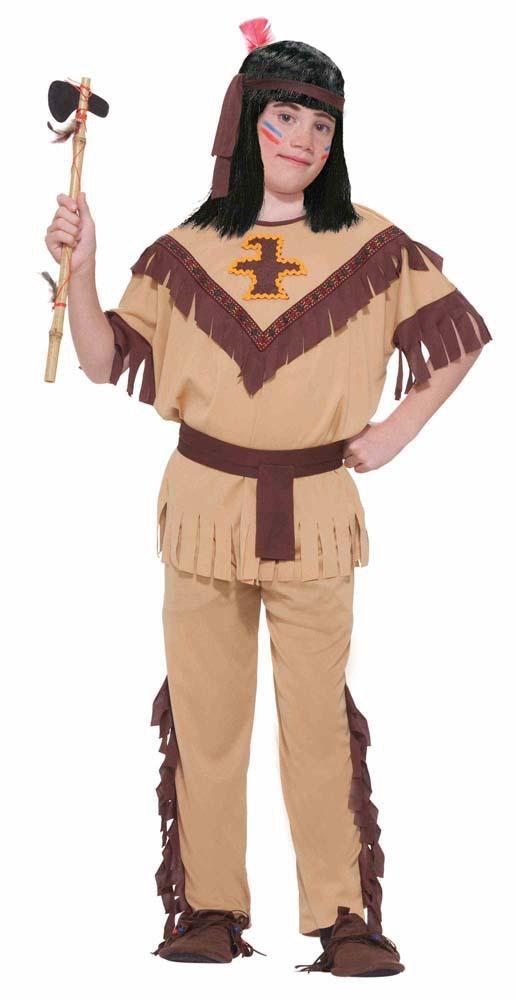 Boys Native American Brave Costume (Large) - JJ's Party House