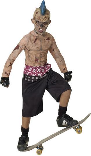 Boys Zombie Skate Punk Costumes - JJ's Party House