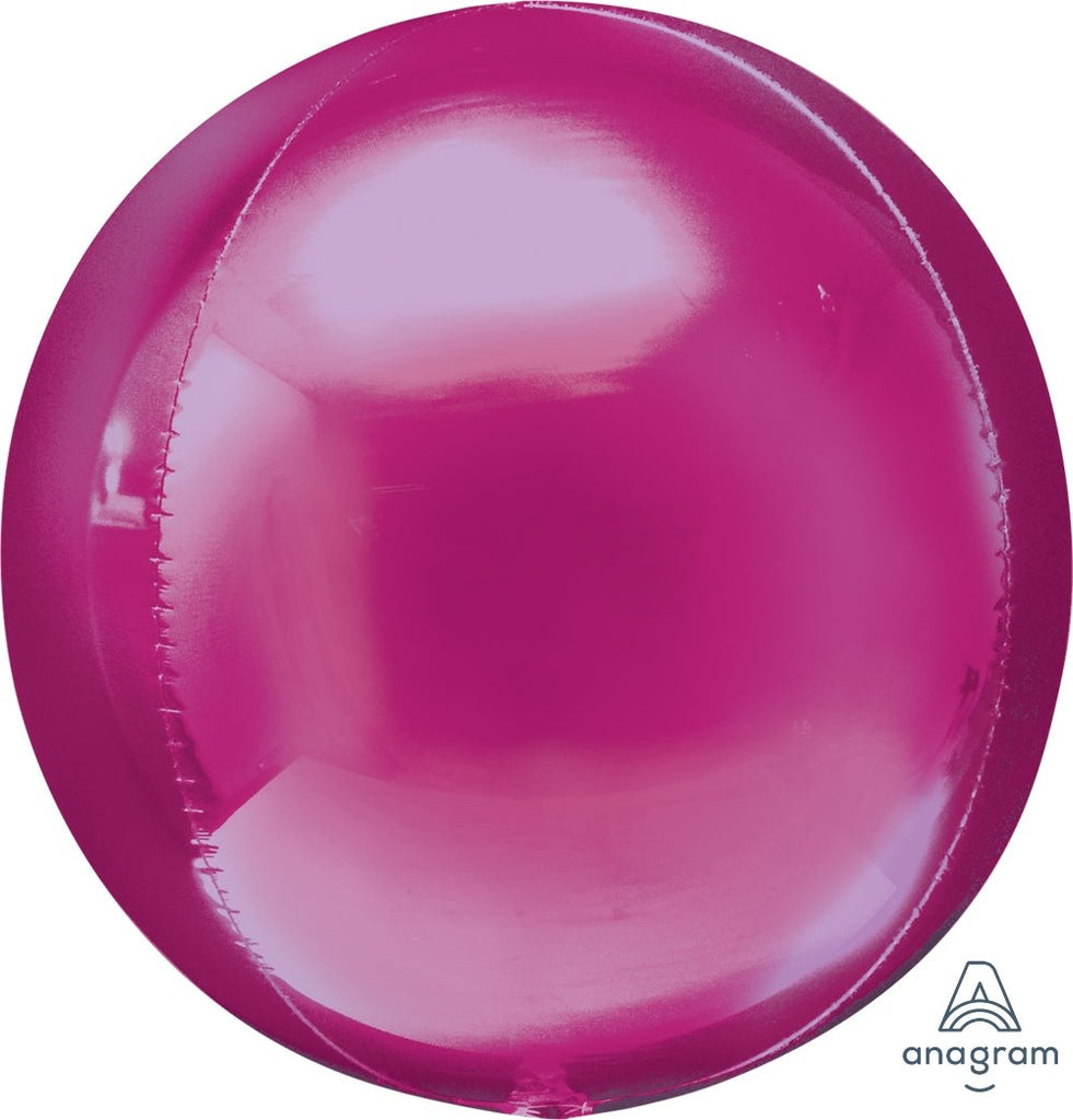 Bright Pink Orbz Balloon 16