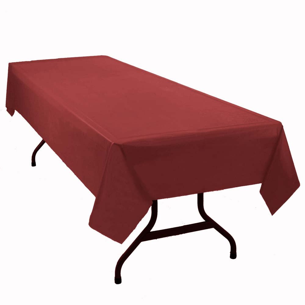 Bu-Burgundy 54"X 108" Tablecov - JJ's Party House