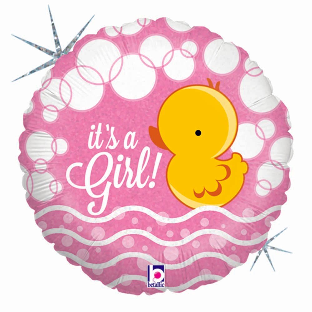 Bubble Ducky Girl Balloon - JJ's Party House