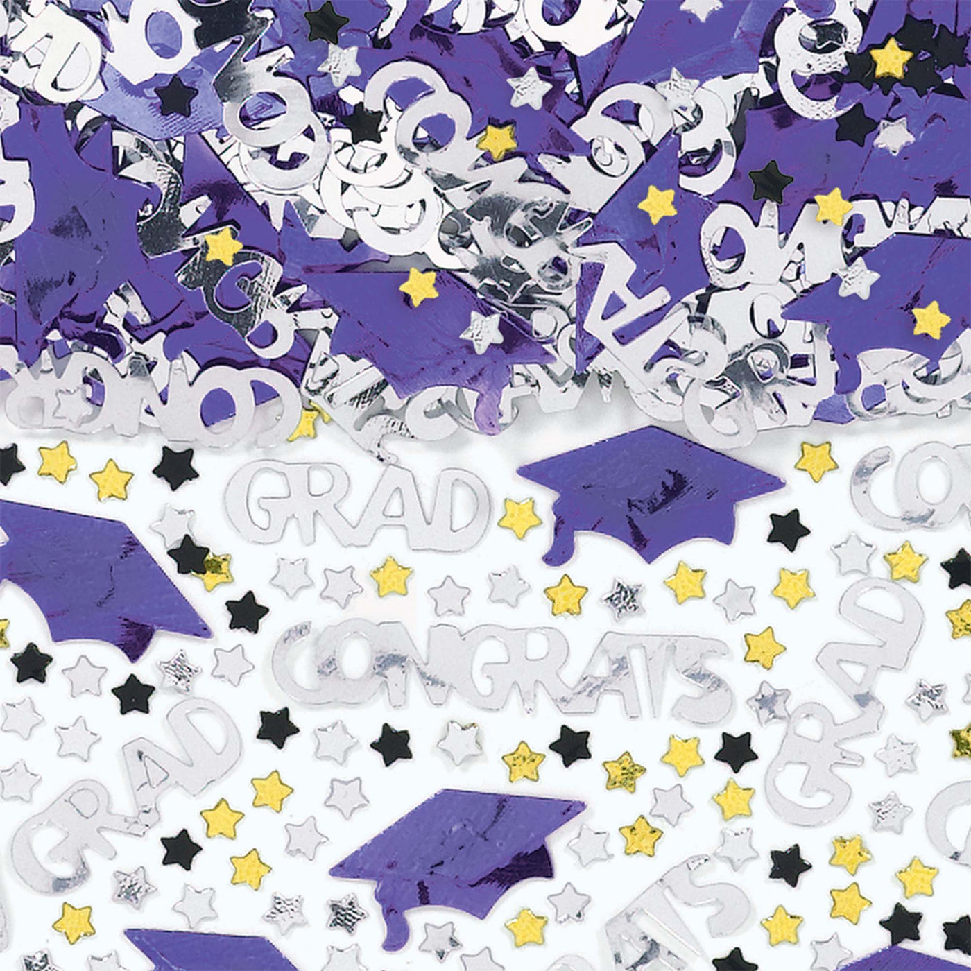 Purple Graduation Confetti