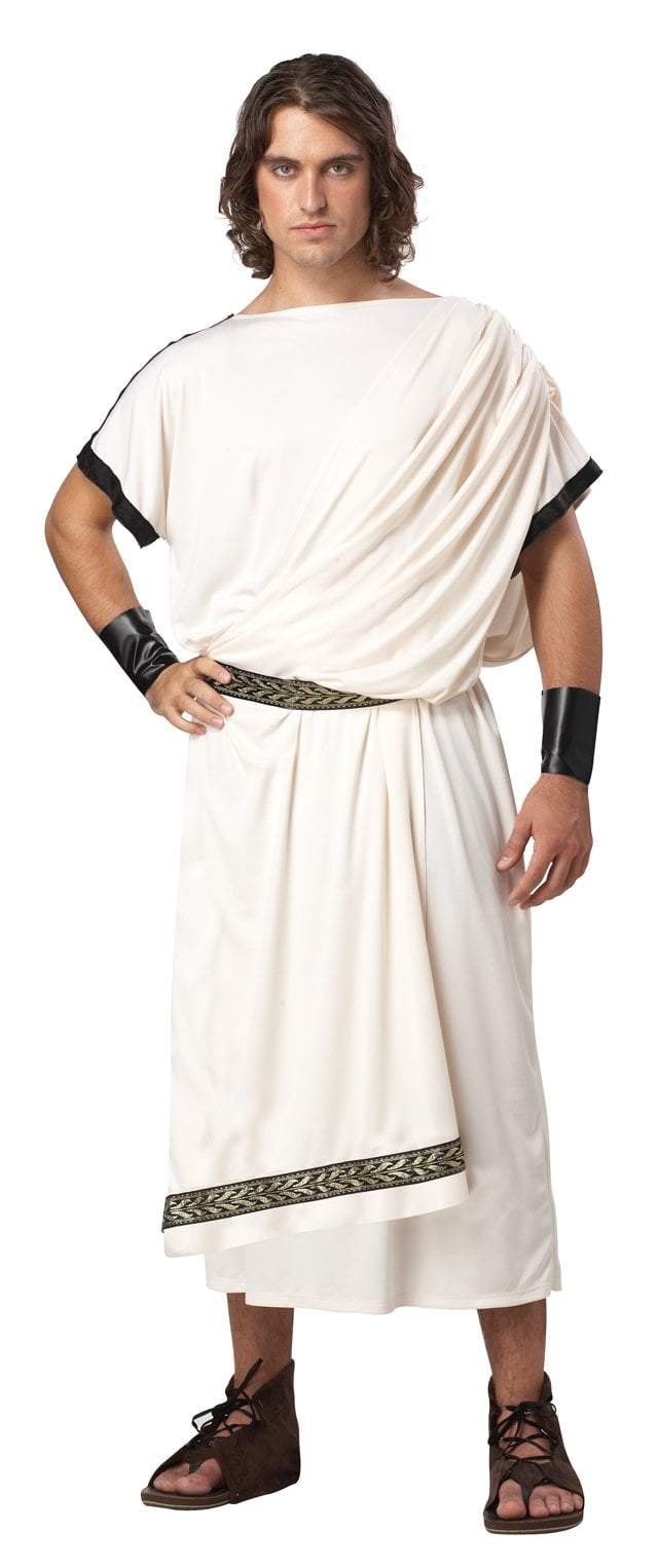 California Costumes Costumes CREAM Adult Deluxe Classic Toga Costume