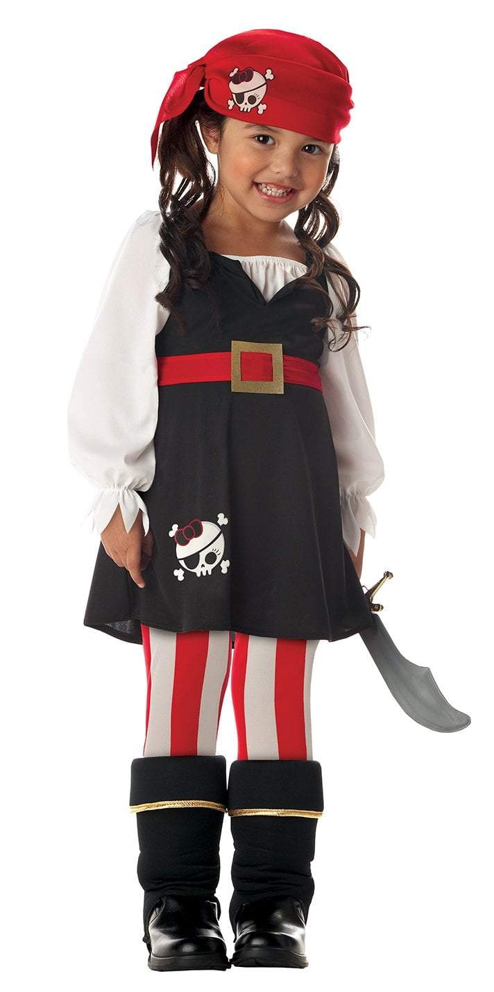 California Costumes Costumes Girls Precious Lil' Pirate Costume