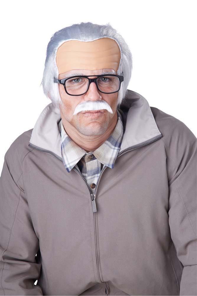 California Costumes Wigs Rude Grandpa Light Gray Wig