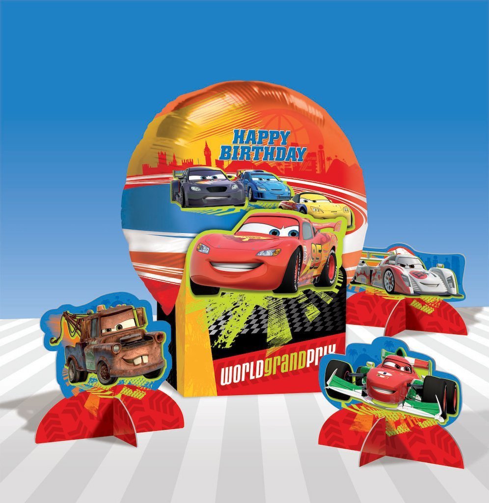 Cars 2 Balloon Centerpiece - JJ's Party House