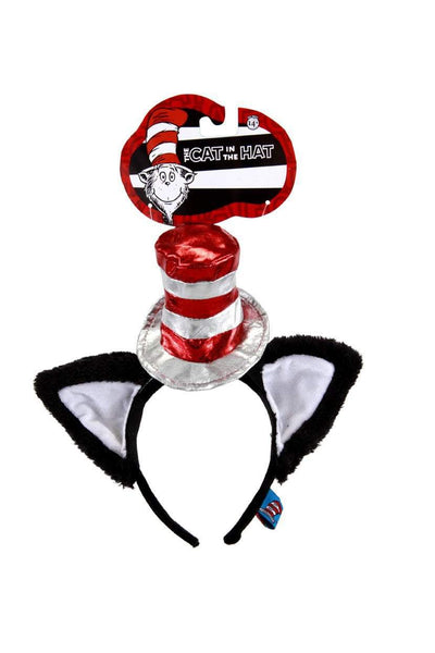 Cat in the Hat Deluxe Headband with Ears - Dr. Seuss - JJ's Party House