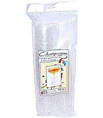 Champagne 4oz Glasses 25ct - JJ's Party House - Custom Frosted Cups and Napkins