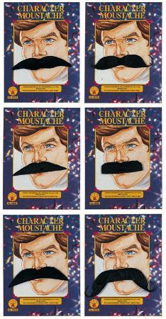 Character Moustache - JJ's Party House