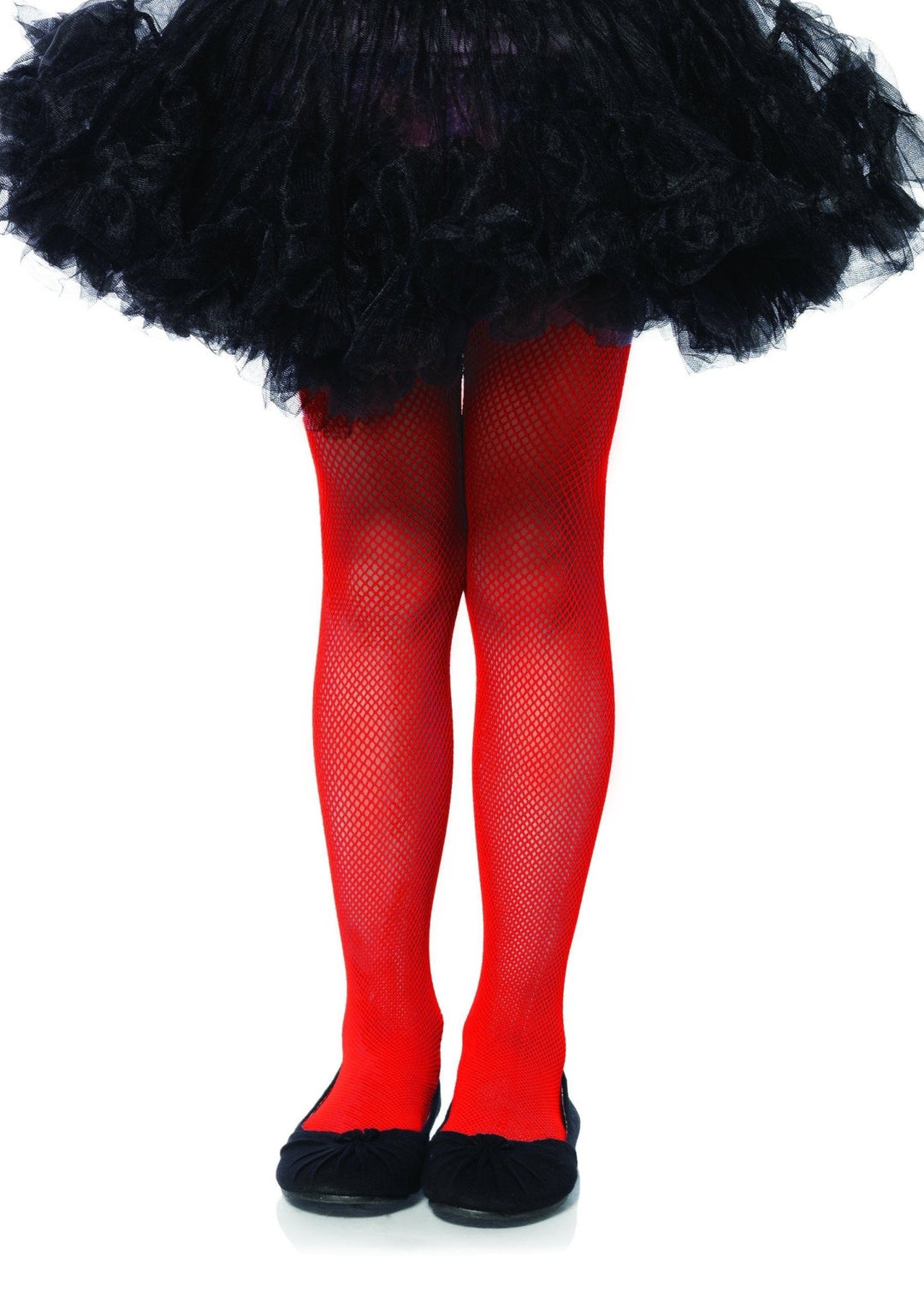 Children's Fishnet Tights LEG-4067 XL NEON ORANGE - JJ's Party House