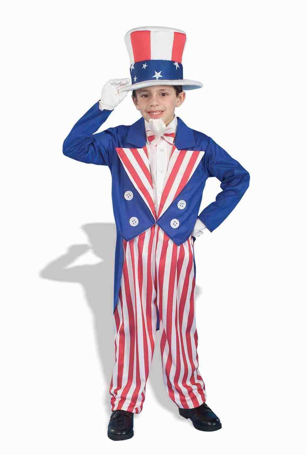 Child's Uncle Sam Costume - Small - JJ's Party House