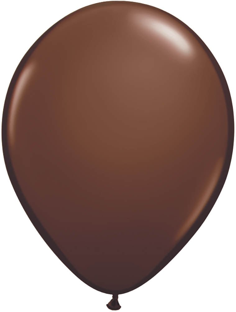 Chocolate Brown 11'' Latex Balloon - JJ's Party House