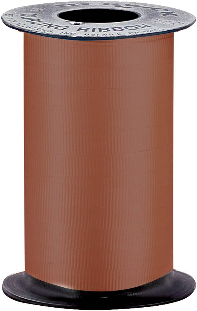 Chocolate Curling Ribbon 500 y - JJ's Party House