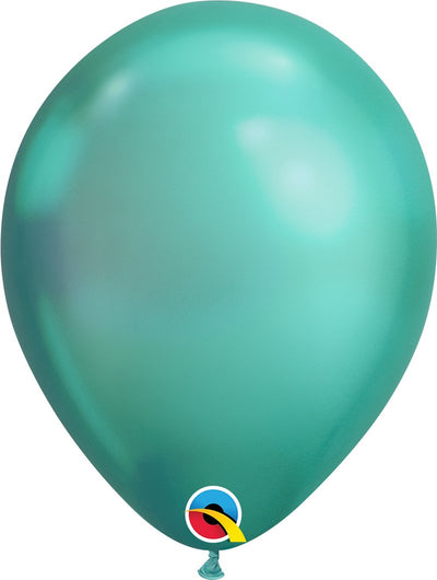 Chrome Green 11'' Latex Balloon - JJ's Party House