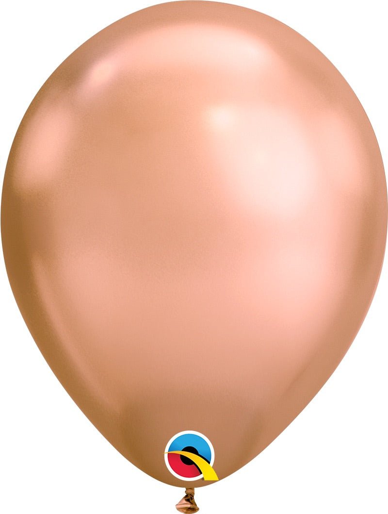 Chrome Rose GoldLatex Balloons - JJ's Party House