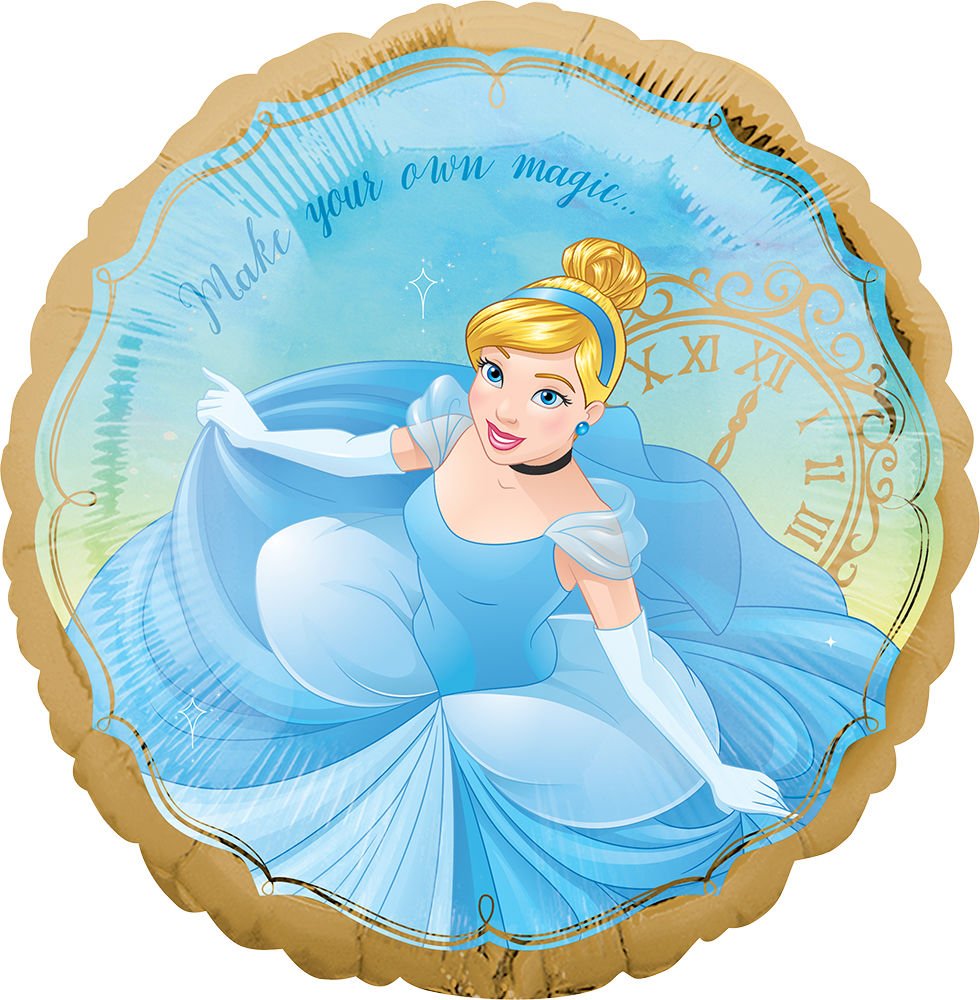 Cinderella Once Upon Time Mylar Balloon 18" - JJ's Party House