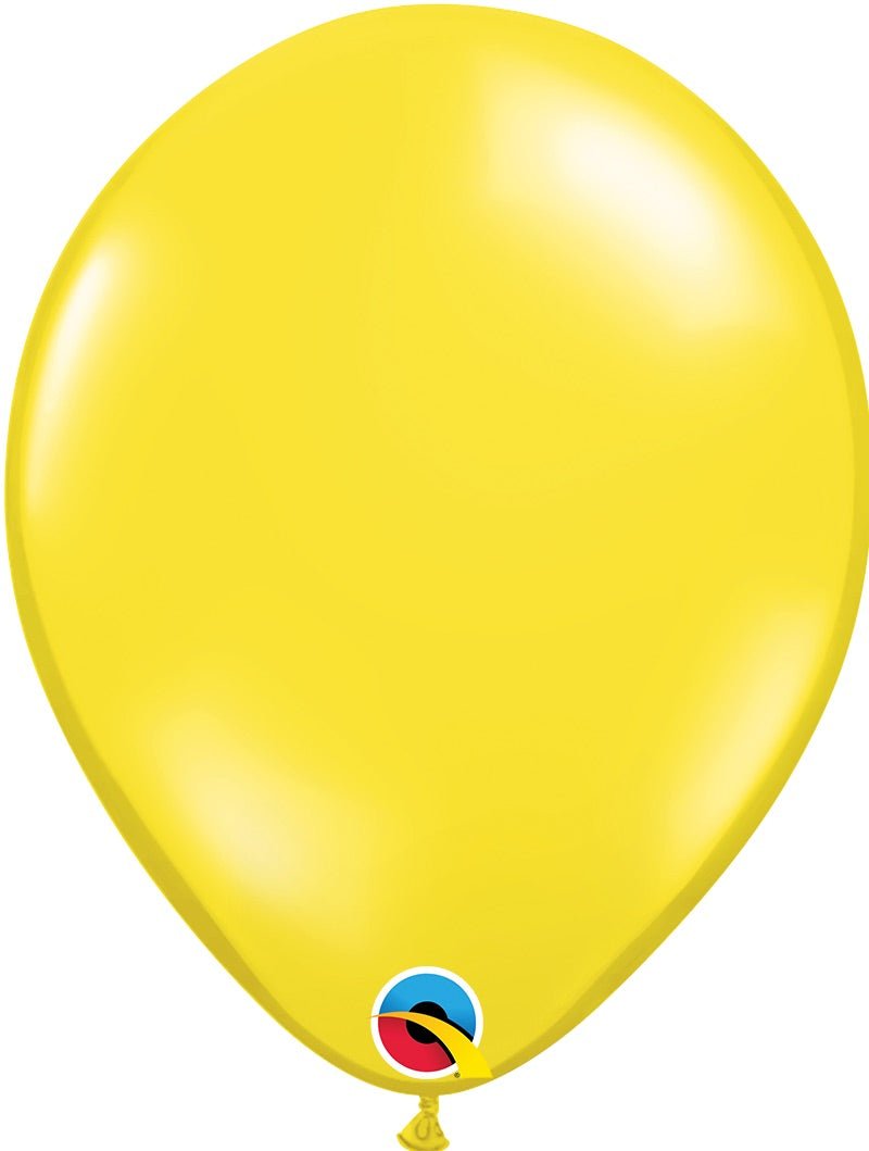Citrine Yellow 11'' Latex Balloon - JJ's Party House