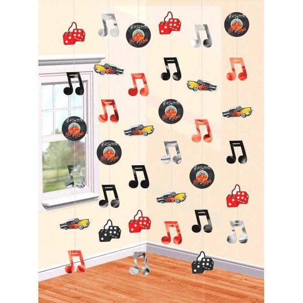 Classic 50s String Decorations - JJ's Party House