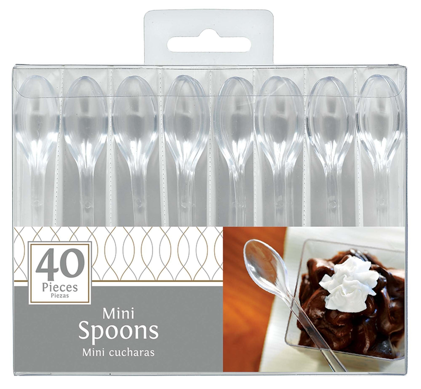 Clear Plastic Mini 4in Spoons - JJ's Party House