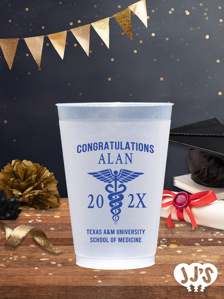 Congratulations School of Medicine Graduation Flex Cups - JJ's Party House