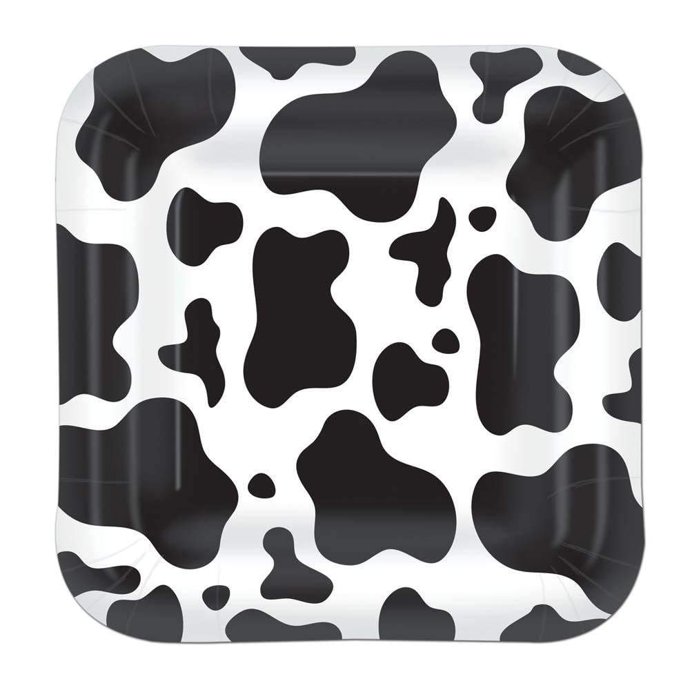 Cow Print Lunch Plates 8ct - JJ's Party House