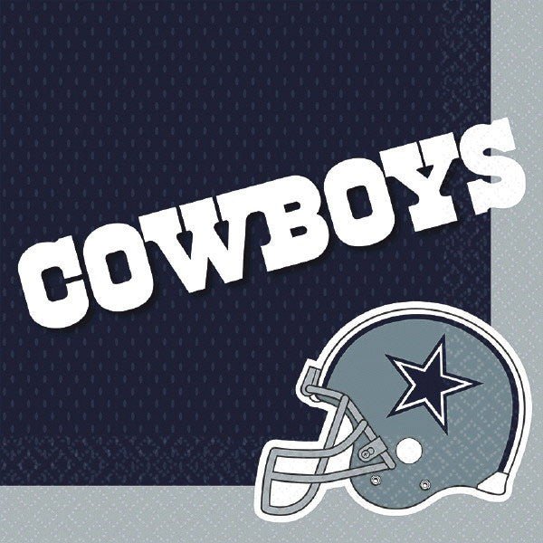 Cowboys Lunch Napkins - JJ's Party House - Custom Frosted Cups and Napkins