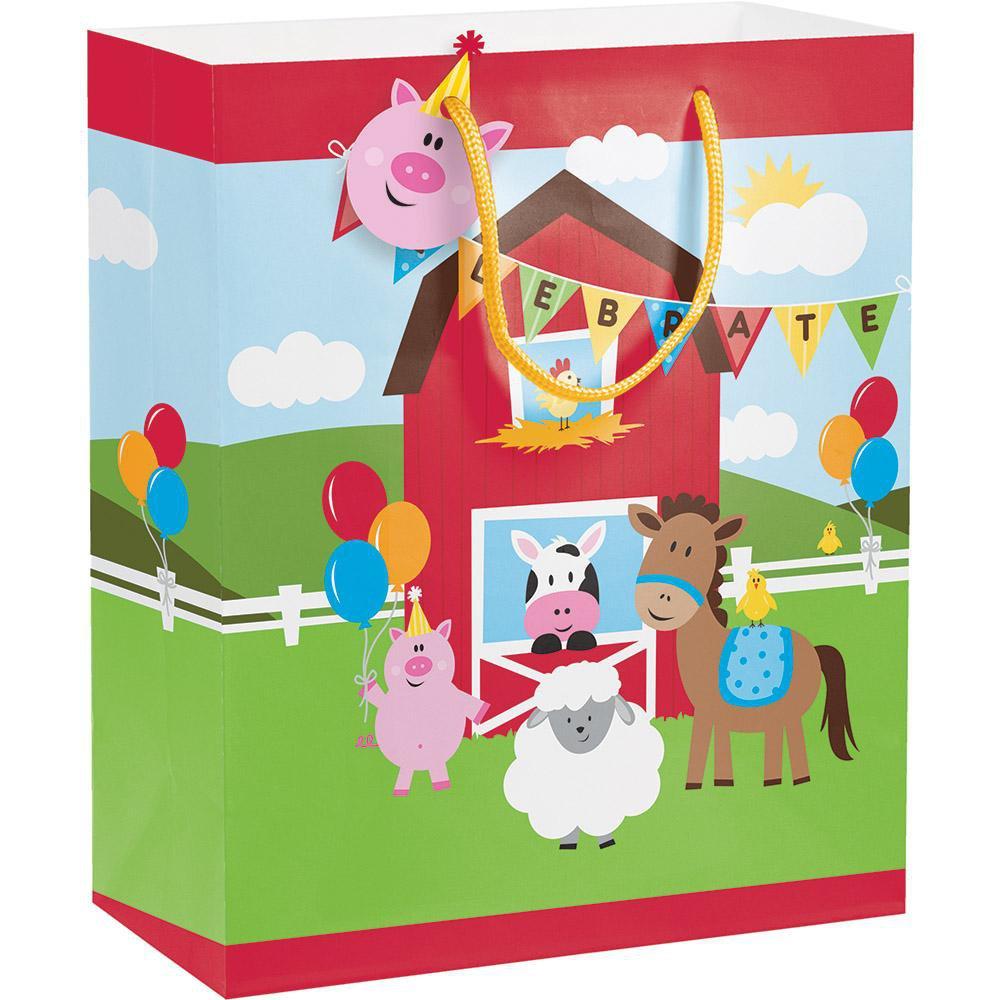 Creative Converting Birthday Farmhouse Fun Gift Bag